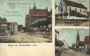 France, Synagogue in Mackenheim France, Synagogue in Mackenheim
